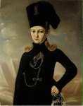 Portrait of a Young Officer of the Cossack Regiment of Dmitriyev-Mamonov  - Hermitage
